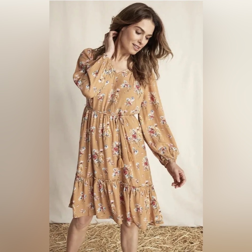 Matilda Jane Heart to Heart Discovery Gardens Floral Tiered Dress